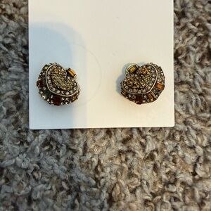 Elegant Heart-Shaped Crystal Earrings 14